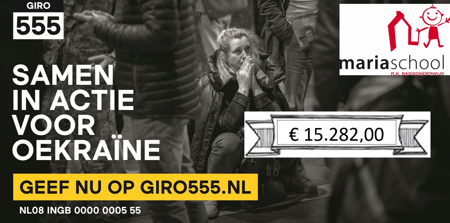 Opbrengst Sponsorloop Oekraïne